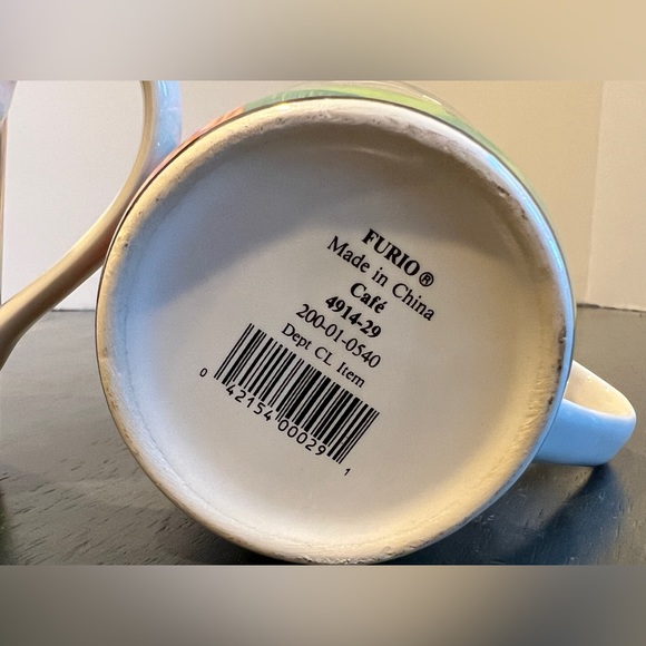 Furio Cafe Coffee Cup Mug Ladies in Hats 4914 Set Of 2. 6 Sets Available - Picture 4 of 6